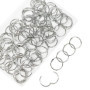 100 Pièces Anneaux de Reliure 25mm/30mm/35mm Reliure Anneaux Métalliques Bagues de Livre Anneaux de Classeur Porte-clés pour Cah