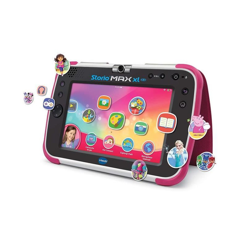 Tablette éducative Vtech Storio Max XL 2.0 7 Rose pour enfant de 3 a 11 ans