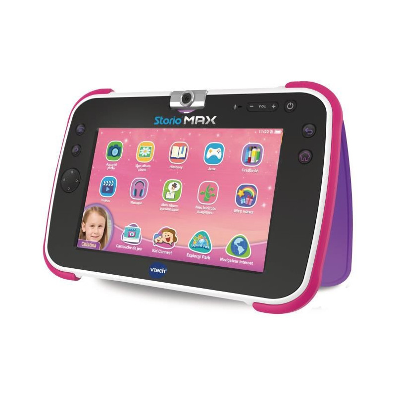 Image secondaire de Tablette éducative Vtech Storio Max XL 2.0 7 Rose pour enfant de 3 a 11 ans