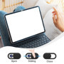 8PCS Caméra Webcam Couverture, Cache Webcam, Cache Camera Ultra-Fin, Cache Camera, Cache Webcam Cover, Portable Cache Webcam Sli
