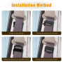 2PCS Ajusteur De Ceinture De SéCurité De Voiture,pince ceinture de sécurité voiture,Clip de RéGlage ceinture de sécurité de voit