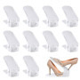 10PCS Support à Chaussures Réglable - Organiseur et Empileur Pour Gain de Place - Matériau PP