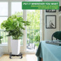 Porte Plante a roulettes, Réglable Ø 35-48cm, Capacité De 150 KG Supports de Pots de Fleurs à roulettes pour Support de Pot de F