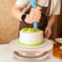 Outils de Plateau Tournant pour Gâteaux, Kits de Fournitures Support Assiettes de Décoration de Gâteaux, avec Grattoirs à Gâteau