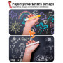 Sinofort Craies Extérieures Enfant Sans Poussière,24 Pièces Craie Pour Tableau Noir Craies Couleur Avec 10 Porte Craie Rétractil