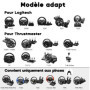 DIWANGUS Support de Volant, Assemblage Rapide Adapté aux Modèles Logitech G923 G920 G29 G27 G25, Support de Volant Pliable Adapt