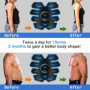WARDBES Electrostimulateur Musculaire Femme Homme Entraînement Abdominal pour Abdomen/Bras/Jambes,8 Modes 18 Niveaux, Ceinture A