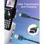Câble de charge USB compatible avec Ti-84 Plus CE, Ti-84 Plus/C Silver Edition, Ti-Nspire CX/CAS, Ti-89 Titanium, Ti-Nspire CX I