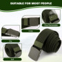 3 Pièces Ceinture en Nylon Homme Ceinture Homme Tissu Ceinture Tissu Réglable Sangle de Ceinture Tissus Homme Ceintures Homme Un