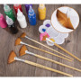 Pinceaux de Peinture 5 Pièces Pinceau éventail Paint Brush Artistes Brosses En Nylon pour Peinture Acrylique, Aquarelle et Huile