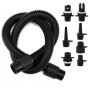 WEFHEF Tuyau de Gonflage 1m avec 7 Pcs Buses à Clapet Adaptateur Tuyau Gonflage Kayaks Adaptateur Pompe Gonflable Adaptateur Gon