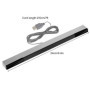 WICAREYO Barre de capteur USB récepteur de signal infrarouge Ray Motion Sensor pour Wii et Wii U avec stan stable