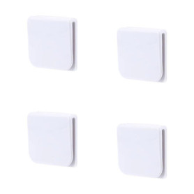 Lmyzcbzl Clips de Rideau de Douche, 4 Pcs Clips de Douche Auto- adhésifs, Clips de Protection pour Douche, Clips de Protection A