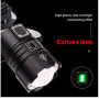 Lampe frontale rechargeable 200000 lumens, lam0pe frontale à LED super brillante XHP70.2, réglage de la mise au point 3 modes ph