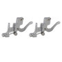 Jopto Lot de 2 Adaptateurs Encliquetables et Durables pour Pied Presseur de Machines à Coudre à Tige Basse de Marque Brother, Si