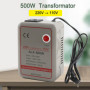 NICCOO Transformateur 220v vers 110v Convertisseur De Tension 500w Transformateur De Convertisseur De Tension Abaisseur Converti