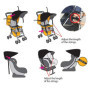 Housse De Protection Solaire pour Poussette Auvent Housse Protection UV Poussette Buggy Pare Soleil BéBé Pare-Soleil Poussette U