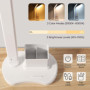 Vinabo Lampe de Bureau LED, 3 Luminosité 3 Couleurs Lampe Bureau, Protection des Yeu Lumiere Bureau USB pour Lire Étude Portable