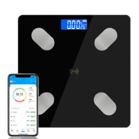 Diboniur Pèse-personne numérique avec graisse corporelle et masse musculaire avec application - Avec analyse de la graisse corpo