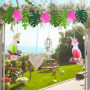 YBwanli deco tropicale hawaienne,coachella decoration party,perroquet oiseaux decoratifs exterieur,pool party,deco plage,Une fêt