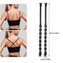 LiJuanWang Bretelles de Soutien-Gorge,3 Paires Attache Bretelle Soutien Gorge Dos Clips De Sangle De Soutien-Gorge Élastiques Br