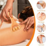 Rouleau Masseur,2 Pièces rouleaux de massage manuel en bois,Rouleau de Massage Balle,pour détendre les cuisses,les jambes,les ma