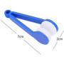 Mini Lunettes Cleaner Brosse,5 Pack Plastique Nettoyant pour Lunettes Portable Microfibre Brosse Lunettes Générique Lunettes de 