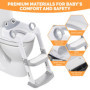 UCAMP Reducteur Toilette Enfant, Rehausseur Toilette Enfant Toilette Abattant WC avec Reducteur Enfant, Adaptateur Toilette Enfa
