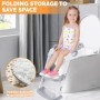 UCAMP Reducteur Toilette Enfant, Rehausseur Toilette Enfant Toilette Abattant WC avec Reducteur Enfant, Adaptateur Toilette Enfa