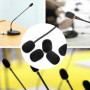 10 Pcs Bonnette Micro,Mousse Micro,Mousse Micro Casque,Mini Microphone Casque Pare-brise Mousse,Pour La Salle De Classe,Intervie