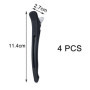 4pcs Pince Coiffure Professionnel,Pince Cheveux Coiffeur Pince Bigoudis Cheveux,Clip Cheveux Bec de Canard Pinces à Cheveux pour