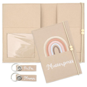 1 Pièce Étui de Protection pour Carnet de Maternité,Étui pour Passeport de Maternité en Feutre,Pochette pour Carnet de Maternité