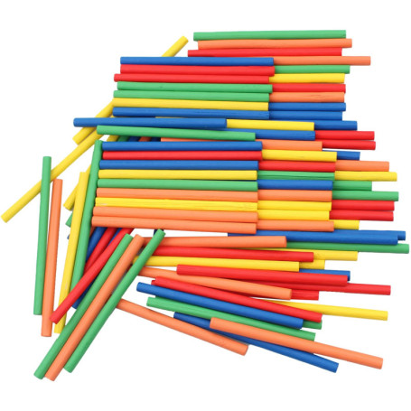 100 Numérique Bâtonnets en bois,Abacus Mathematiques Bouliers, Bâtons de comptage en bois,pour Apprends à Compter,Éducatif pour 