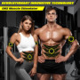 SEVEKO Ceinture Abdominale Electrostimulation, Appareil Electrostimulation Abdominale, Entraînement Abdominal EMS, Electrostimul