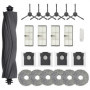 HIYOUNG Accessoires pour Dreame L10s Ultra Gen 2/L10s Pro Ultra Heat/X30 Ultra/Mova E30 Ultra,1 brosse principale,6 brosses laté