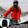 CZAYEFNH Cagoule Homme Femme Tour de Cou Cache-Cou,Lot de 2 Masque Cagoule Velo Hiver Balaclava Masque de Ski ，Coupe-Vent Campin