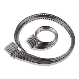 10Pcs Collier De Serrage En Acier Inoxydable HomocinéTique D'Arbre à Cardan RéGlable, 5 petites et 5 grandes pinces réglables Ki