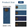 4 Pièces Rallonge Bouton Pantalon,Bouton D'extension De Taille En Denim,Ajustable Button Extenders,Eextension de bouton pour Jea