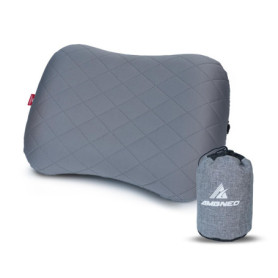 AMBNEO Coussin gonflable pour camping/voyage, avec taies d'oreiller amovibles et coussin d'air de camping ultra léger, coussin e