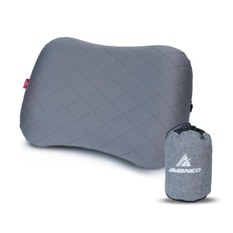 AMBNEO Coussin gonflable pour camping/voyage, avec taies d'oreiller amovibles et coussin d'air de camping ultra léger, coussin e