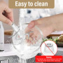 Mini Hachoir Électrique 350ml Hachoir Rechargeable USB Mini Hachoir Oignon pour Oignon Ail Viande Légumes etc Mini Hachoir Alime