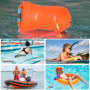 Aoreun Bouée de natation étanche - Sac sec pour nage - Bouée de sécurité - Gonflable - Pour nageurs, triathlètes, surfeurs - Ora