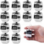 Leikurvo Lot de 12 compteurs manuels en métal à 4 chiffres pour compteur de personnes, compteurs de quantité, compteur de tours 