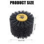 Brosse en nylon, grain 120, brosse de polissage, rouleau de ponçage, manchons abrasifs, pour ponceuse, rouleau de satin, brosse 