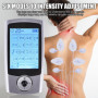 Appareil TENS - 16 modes - Électrodes de stimulation rechargeables contre la douleur - 16 programmes d'entraînement - 20 niveaux