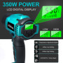 Decapeur Thermique Sans Fil pour Batterie Makita 18V,350W 122 ℉-1022 ℉ Pistolet à air chaud à Chauffage Rapide Avec Affichage Nu