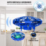 Kizplays Mini Drone UFO, Drone Volant Télécommandé, Lumières LED, Induction Infrarouge, Jouet Volant Télécommandé et Rechargeabl