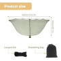 Casenly Moustiquaire de Camping pour Hamac, Moustiquaire Ultralight pour Hamac, Portable Moustiquaire de Hamac, Fermeture éclair