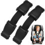 2pcs Chest Clip Ceinture de Sécurité Voiture Enfant, Pince Harnais Siège Auto, Réglable Sangle de Poitrine, Pratique et Sécurita