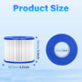 Sosayet Filtre Piscine pour Bestway 58323, 6 PCS Filtre Spa Type VI pour Lay-Z-Spa, Miami, Monaco, Vegas